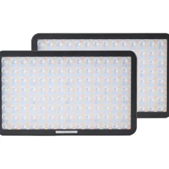 Fashion Pano 60c RGB COB Mobile Light Panel (2-Light Kit, Charcoal) Led Lights & Kits