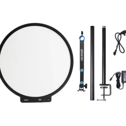 Discount Verge Max Bi-Color Round LED Light Panel (Charcoal) Led Lights & Kits