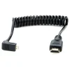 Discount Right-Angle Micro to Full HDMI Coiled Cable (11.8-17.7 In.) Cables