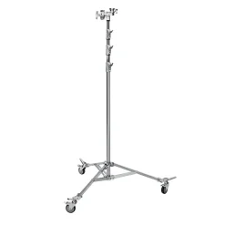 Fashion Overhead Stand 58 with Braked Wheels (Chrome-plated,19 ft.) Light Stands