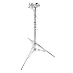 New Overhead Steel Stand 56 with Leveling Leg (Chrome-plated, 18.3 ft.) Light Stands