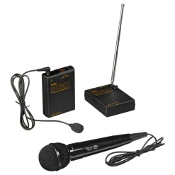 Best WMS-PRO+I VHF Wireless Lavalier and Handheld Mic System Microphones Accessories