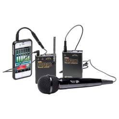 Best WMS-PRO+I VHF Wireless Lavalier and Handheld Mic System Microphones Accessories