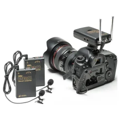Hot WR32-Pro VHF Dual-Channel Receiver for DSLR (169.445 and 170.245 MHz) Wireless Audio Systems