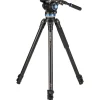 Best A373F Aluminum Single-Tube Tripod with S8Pro Fluid Video Head Video Tripods & Supports|Tripod Kits