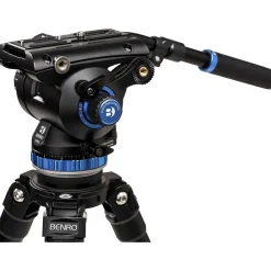 Best A373F Aluminum Single-Tube Tripod with S8Pro Fluid Video Head Video Tripods & Supports|Tripod Kits