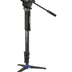 Discount A48FD Aluminum Monopod with 3-Leg Base & S4Pro Fluid Video Monopods