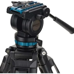 New A572LLKH Lightning Lock Tripod with KH Head (Aluminum, 60mm Bowl) Video Tripods & Supports