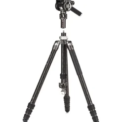 New KingPod 4-Section Tripod with FS36PRO Head (Carbon Fiber) Video Tripods & Supports
