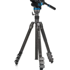 Fashion Rhino S6PRO Video Tripod Kit with Flip Locks (Carbon Fiber) Video Tripods & Supports