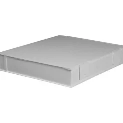 Outlet Besfile Archival Safe-T 3-Ring Binder Box, 11-5/8" x 10-1/4", White Portfolios Archival Storage