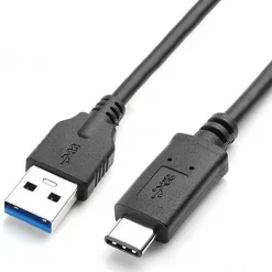 Outlet 1 ft. USB 3.0 (USB 3.1 Gen 1) Type C Male to USB Type A Male Cable Cables