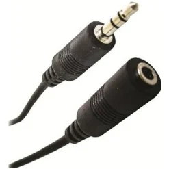 Hot Cable With 3.5mm Stereo Plug to 3.5mm Stereo Jack (3 ft. Long) Audio Cables