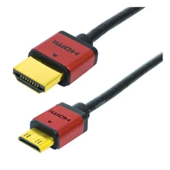 Sale HDMI Type A To HDMI Mini Type C Male High Speed Ultra Slim Cable (1 m) Cables
