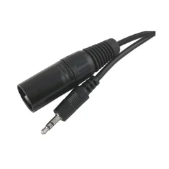 Fashion Male XLR to 3.5mm Stereo Plug (1 ft. Long) Audio Cables