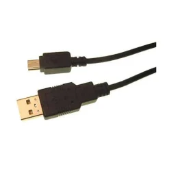 Online Mini USB 5 Pin Male to USB Type A (3 ft.) Cables