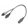 Online 3.5mm Stereo Jack to Dual RCA Plugs Audio Cables