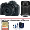 Best EOS R50 Mirrorless Digital Camera with 18-45mm and 55-210mm Lens (Black) Mirrorless