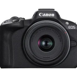 Best EOS R50 Mirrorless Digital Camera with 18-45mm and 55-210mm Lens (Black) Mirrorless