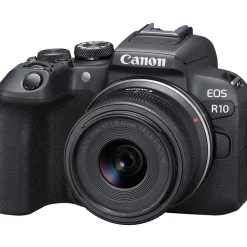 Hot EOS R10 Mirrorless Digital Camera with 18-45mm Lens Content Creator Kit Mirrorless
