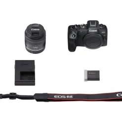 Online EOS R8 Mirrorless Digital Camera with 24-50mm Lens Mirrorless