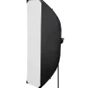 Outlet 1560 Pro-II Bank Medium Strip, White 14" X 56" Rectangular Soft Boxes