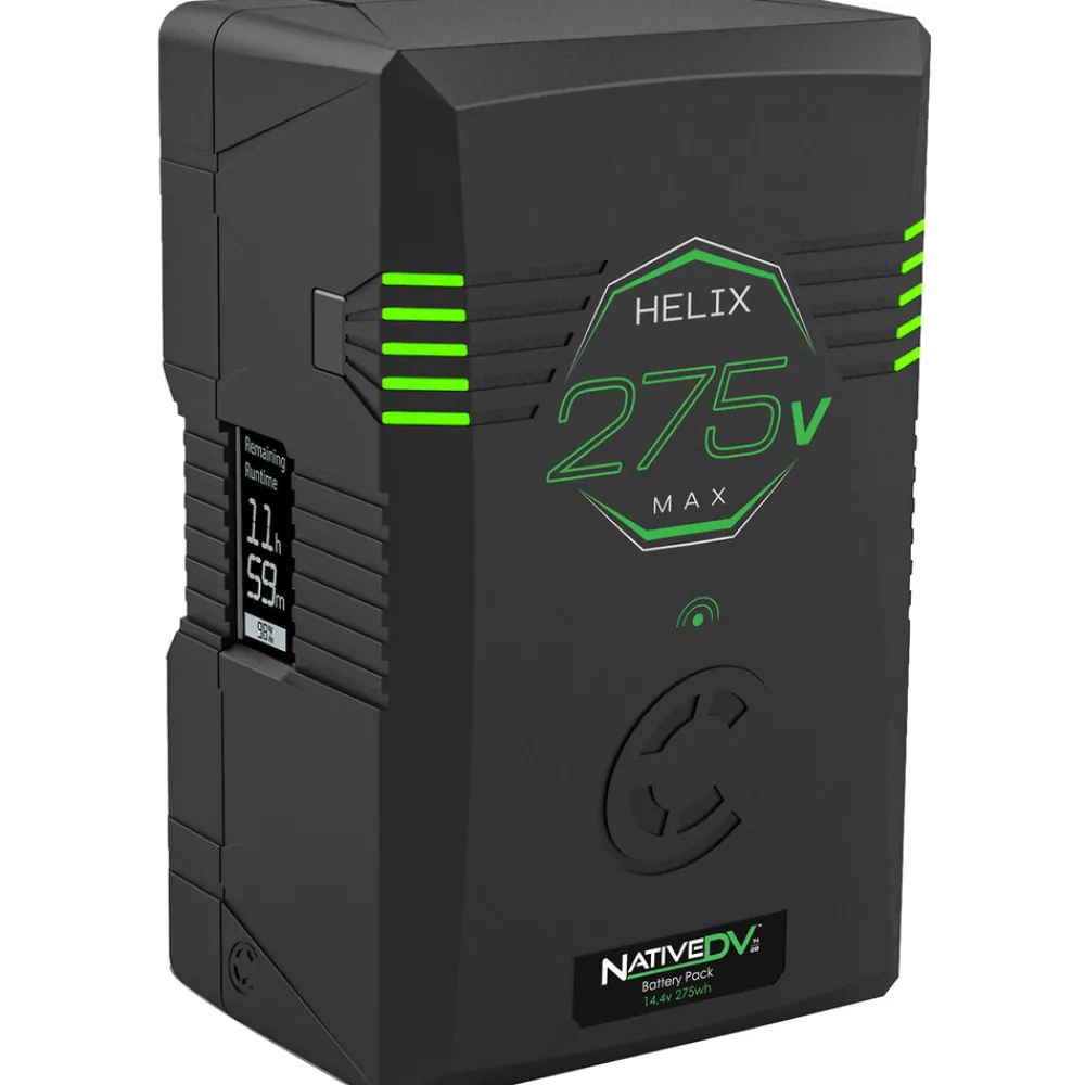 Fashion Helix Max 275 Lithium-Ion Dual-Voltage Battery (275Wh, V-Mount) Batteries & Power