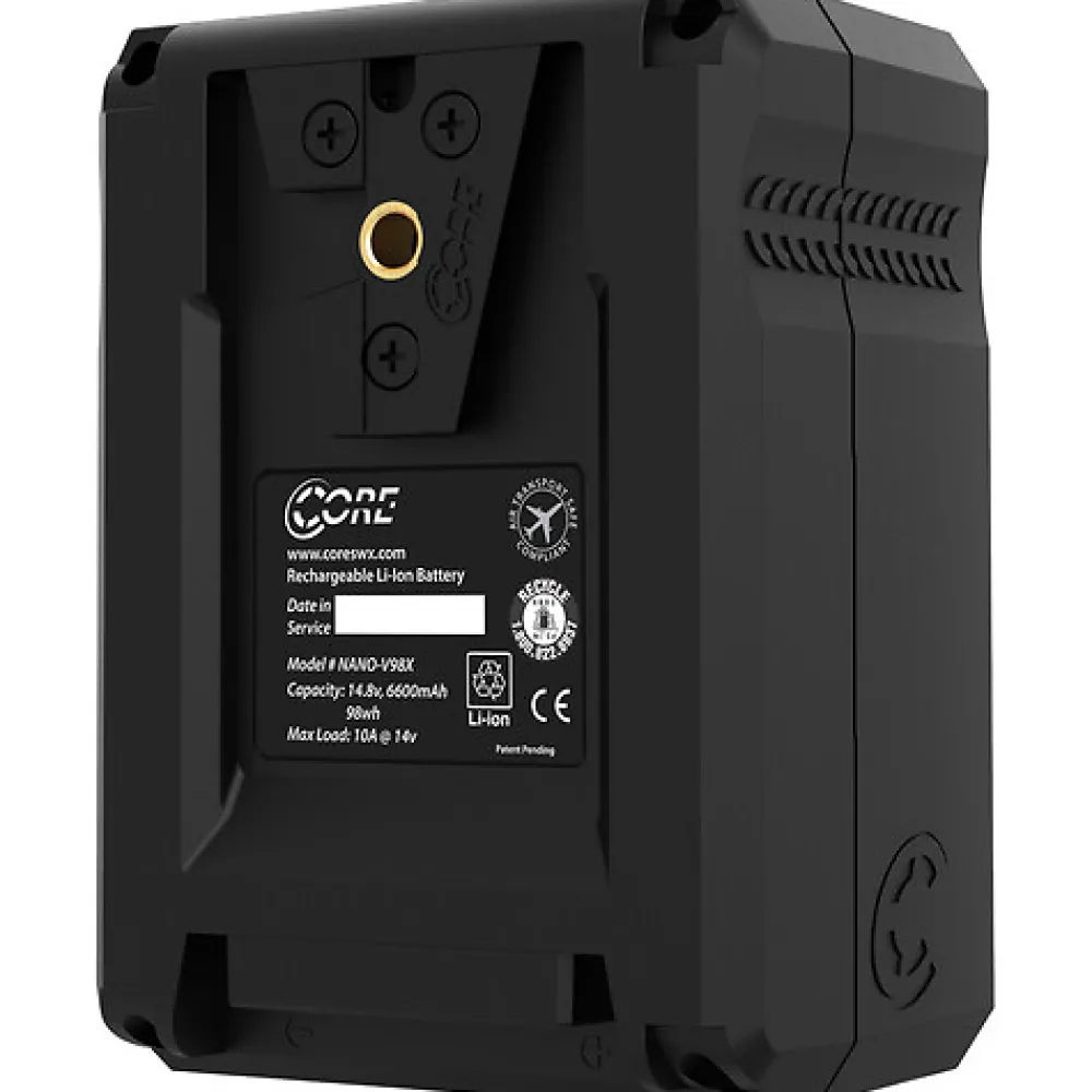 New NANOX V98 Micro 98Wh Li-Ion Battery (V-Mount) Batteries & Power