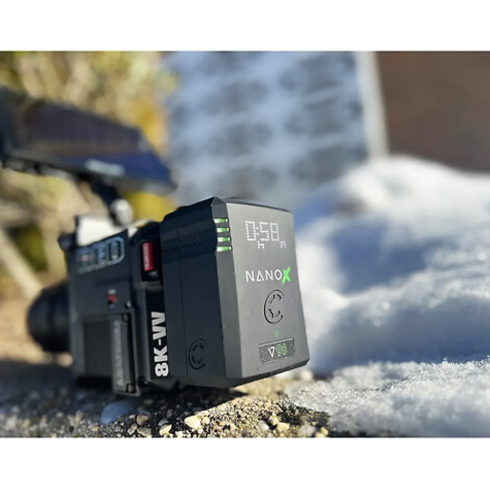 New NANOX V98 Micro 98Wh Li-Ion Battery (V-Mount) Batteries & Power