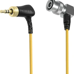 Sale C15 Right-Angle Locking 3.5mm TRS to Right-Angle BNC Timecode Cable Audio Cables