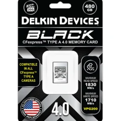 Outlet 480GB BLACK CFexpress Type A 4.0 Memory Card Memory Cards|Memory Cards