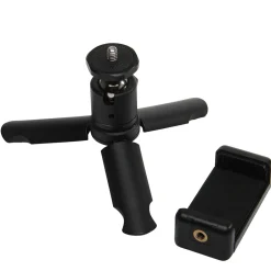 Sale Phoneography Mini Tripod / Grip with Metal Ball Head and Phone Mount Tripod Kits