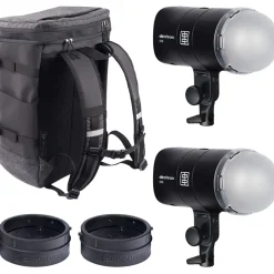 Fashion ONE Off Camera Flash Dual Kit Portable Strobe Lighting