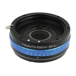 Outlet Adapter for Canon EF Lens to Sony NEX Mount Camera (with Iris Control) Lens Accessories