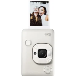 Best INSTAX MINI Liplay Hybrid Instant Camera (Misty White) Film Cameras