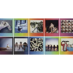 Hot INSTAX SQUARE Rainbow Instant Film (10 Exposures) Film