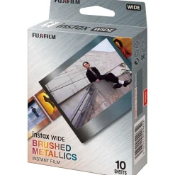 Hot INSTAX WIDE Brushed Metallics Instant Film (10 Exposures) Film