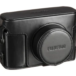 Hot LC-X100V Leather Case (Black) Camera Bags