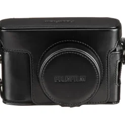 Hot LC-X100V Leather Case (Black) Camera Bags