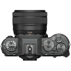Fashion X-T50 Mirrorless Camera with 15-45mm f/3.5-5.6 Lens (Charcoal Silver) Mirrorless