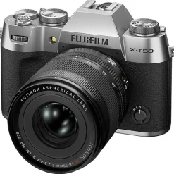 New X-T50 Mirrorless Camera with XF 16-50mm f/2.8-4.8 Lens (Silver) Mirrorless