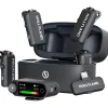 Outlet LARK MAX 2 Combo 4-Person Wireless Microphone System for Cameras and Mobile Devices (Space Gray, 2.4 GHz) Wireless Audio Systems