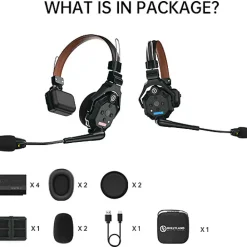 Outlet Solidcom C1 Pro-2S Full-Duplex Wireless Intercom System with 2 Headsets (1.9 GHz) Wireless Audio Systems
