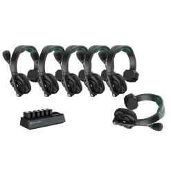 Fashion Solidcom SE PRO-6S 6-Person Noise Cancelling Headset Wireless Intercom System Wireless Audio Systems