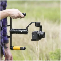 Best Dual Grip Gimbal Handle and Tray for DS1 & MS1 Gimbal Stabilizers Video Tripods & Supports