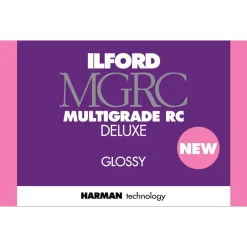 Best 8 x 10 in. MULTIGRADE RC Deluxe Paper (Glossy, 25 Sheets) Enlarging Paper