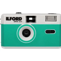 Sale Sprite 35-II Film Camera (Silver & Teal) Film Cameras