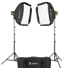 Fashion Badger Beam 2-Light Softbox Kit Monolight Strobe Heads & Kits