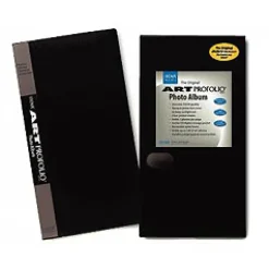 New 4 x 6" Classic Photo Album 120 - Black Frames Albums