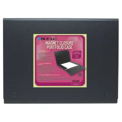 Discount ProFolio Magnet Closure Portfolio Case (18 x 24 In. Black) Portfolios Archival Storage